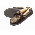 Adult Camo Leather Slippers